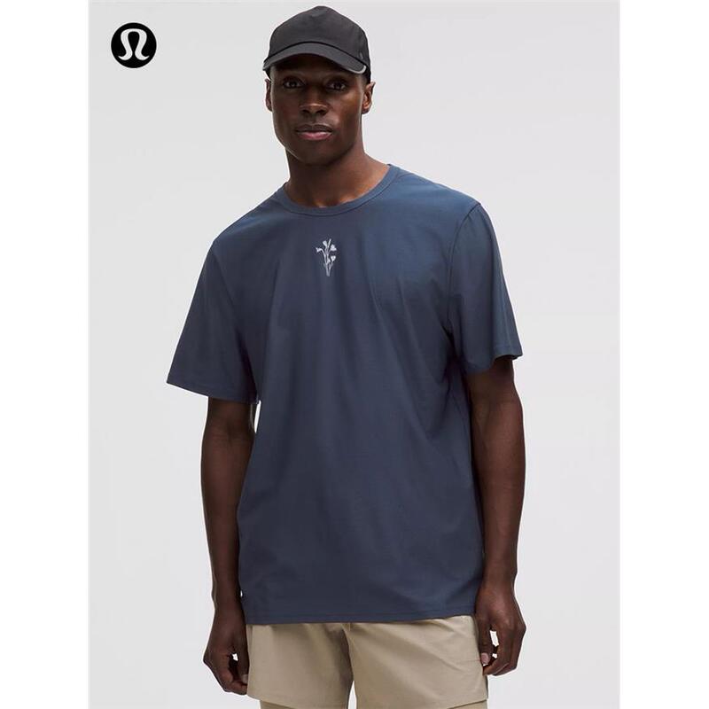Uv-Protective Men's Trail Running Short Sleeve T-Shirt Sun Protection丨Lululemon丨Lm3Fnrs