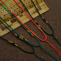 Xiao YaRamadan DIY accessories pure hand woven emerald hanging rope hanging pendant hanging rope jade hanging rope