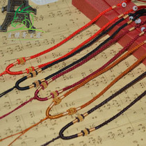 Xiao Yazhai Pure Hand Woven Necklace and Tian Yuki Hanging Rope Emerald Gold Ornament Accessories Pendant Hanging Rope