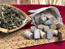 Wood Mingqi Ai 2 0 diameter × 3cm Aizhu 52 grains Li Shizhen Qichun handmade Ai velvet ratio high fragrance