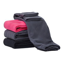 simboo walking outdoor autumn and winter warm fleece pants womens thick cold-proof loose home casual pajama pants mens plus size