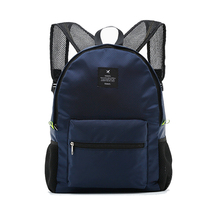 2019 new skin bag Korean business travel storage bag male diamond folding luggage backpack shoulder bag female