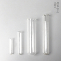 Roll-top glass test tubes floral skill competition materials flower water retention tools school flower arrangement materials and supplies