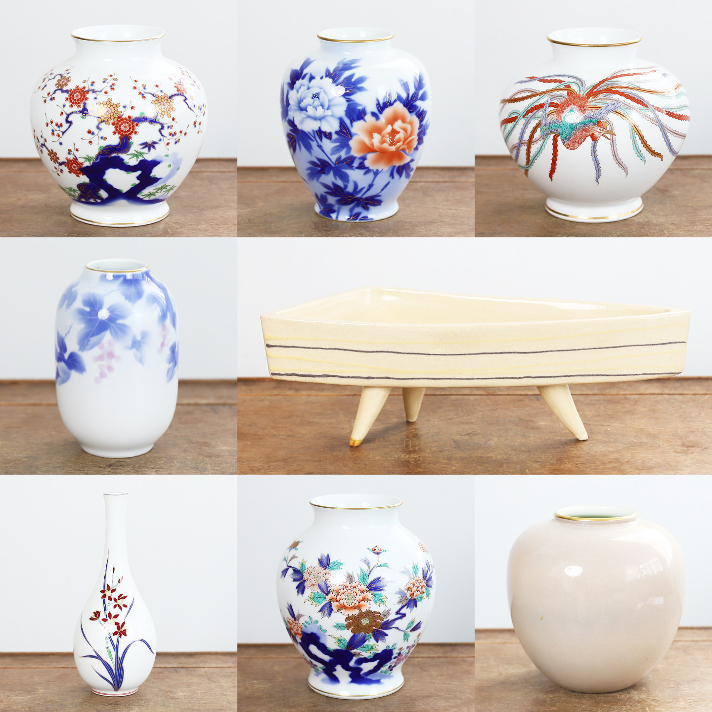 全新日本進口池坊華道生花立花銅器日式插花銅製花器古典花瓶擺件-淘寶