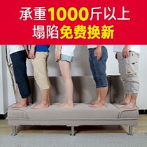 Sofa small apartment rental room with economy company 3 people shop nap multi-function 1 5 meters more people sitting bench