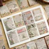 Su Nian Литература ретро Средние века национальные серии Jian Series Series Stickbook Stickbook Decorbing Альбом украшения 60 фото DIY