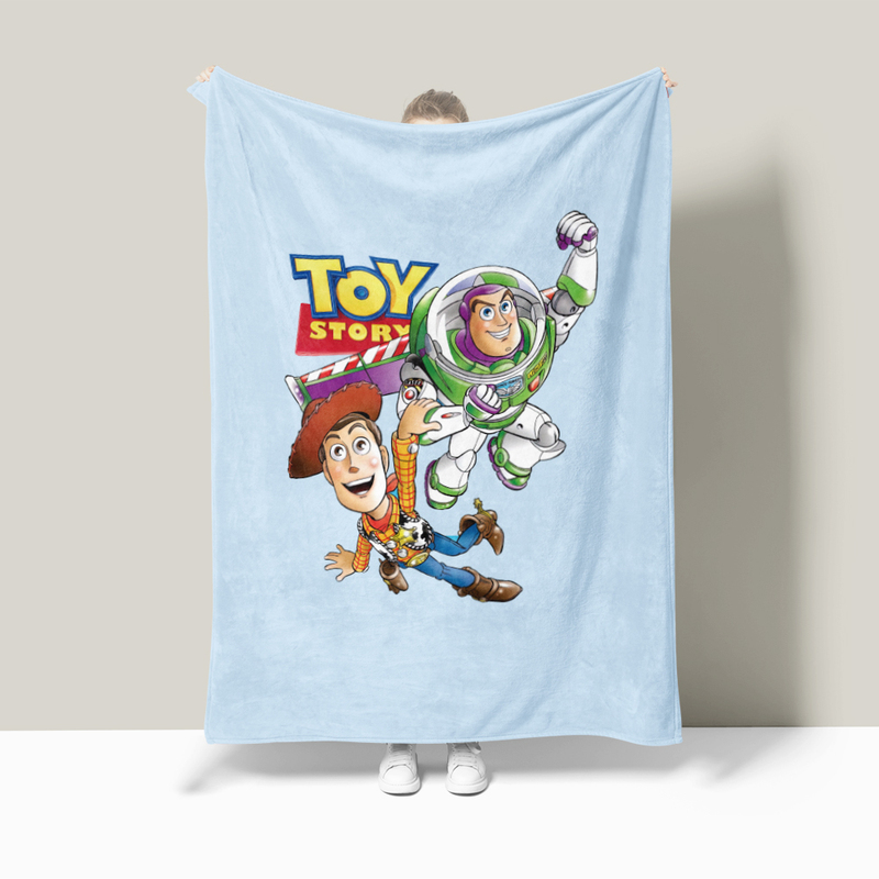 Buzz Lightyear Blanket Flannel Blanket Cartoon Children's Student Air Conditioning Blanket Spring and Summer Toy Story Thin Blanket