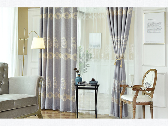 Cao cấp cotton và jacquard shading rèm hiện đại đơn giản vải phòng khách đặc biệt phòng ngủ rèm sàn thành phẩm tùy chỉnh - Phụ kiện rèm cửa thanh inox treo rèm