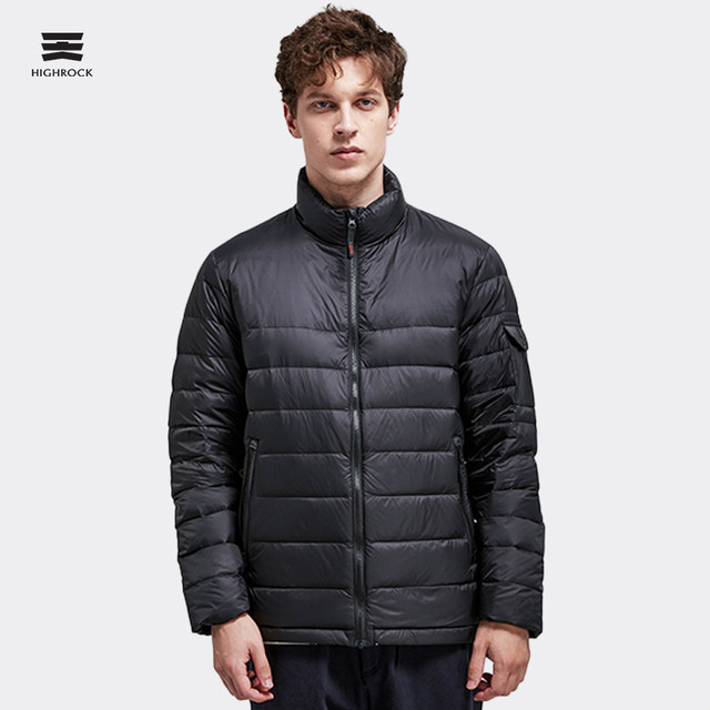 Tianshi Outdoor Winter Stand Collar Lightweight Down Jacket Men's Short Liner Simple Lightweight Basic Spare Jacket