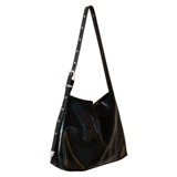 Очень большая вместительная и большая сумка на одно плечо для отдыха, в корейском стиле, из натуральной кожи