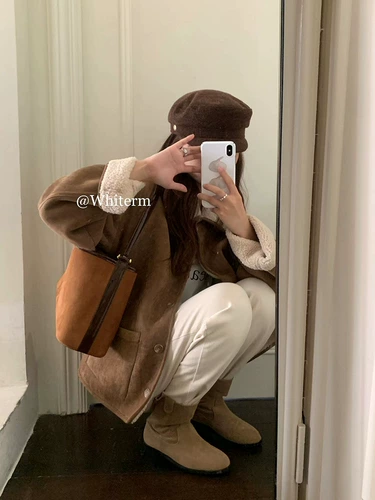 Демисезонная ретро сумка на одно плечо для приставной кровати, сумка подмышку, в корейском стиле, французский стиль