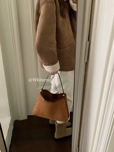 Демисезонная ретро сумка на одно плечо для приставной кровати, сумка подмышку, в корейском стиле, французский стиль