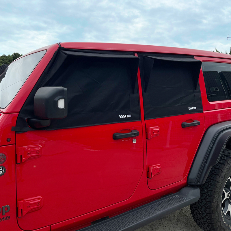 Korea Windswaves Wrangler Tank Vehicle Window Insect Screen Sunshade Mosquito-Proof Privacy Rain Eyebrow Guard Screen Cover