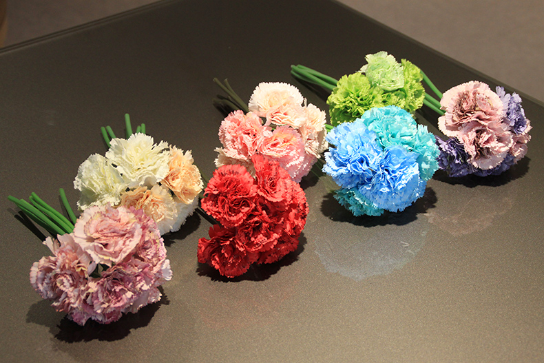 Send fake flower carnation flower the suit + simulation ceramics glass vases, flower arranging silk flowers in living in adornment