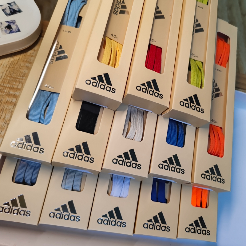 Suitable for Adidas Running Shoe Laces, Flat and Thin, 6mm Double-Layered Ribbed, Encrypted, Available in Multiple Colors Suitable for Adidas Running Shoe Laces, Flat and Thin, 6mm Double-Layered Ribbed, Encrypted, Available in Multiple Colors