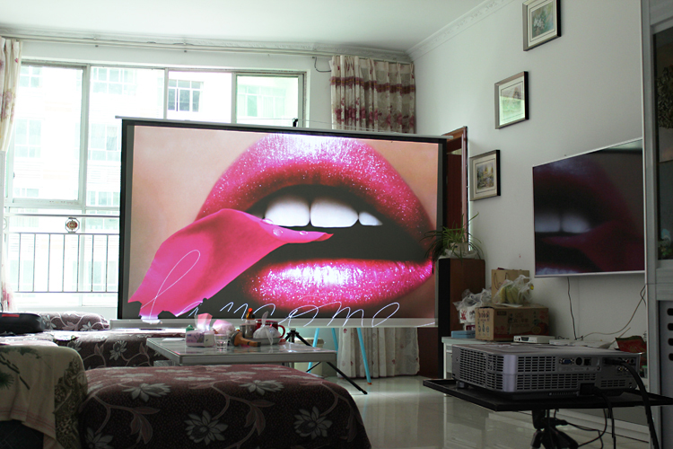 Máy chiếu thẳng ban ngày Sanyo 4k máy chiếu 3d nhỏ HD 1080p rạp hát tại nhà không dây wifi