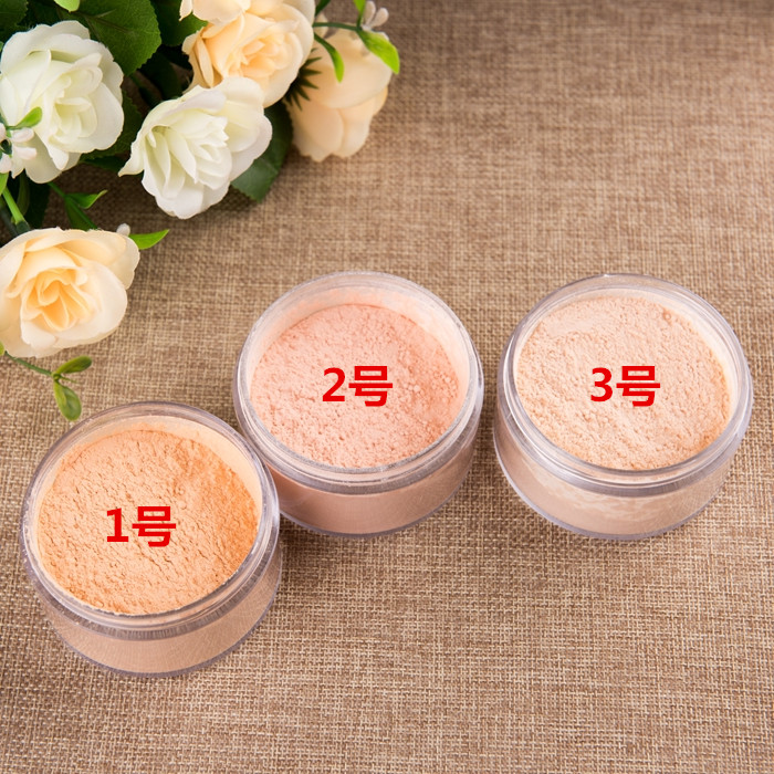 Mật ong bột bột trang điểm không thấm nước bột lỏng vô hình lỗ chân lông kiểm soát dầu tự nhiên thoáng khí kéo dài người mới bắt đầu kem che khuyết điểm sáng trắng da phấn phủ cho da dầu mụn nhạy cảm