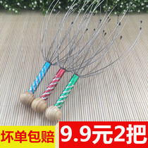 Octopus head massager head scratcher scratching tickling machine Meridian brush anti-itching wire claw scalp massage claw
