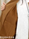 Thickened snowflake velvet round neck simple winter coat for women 3612