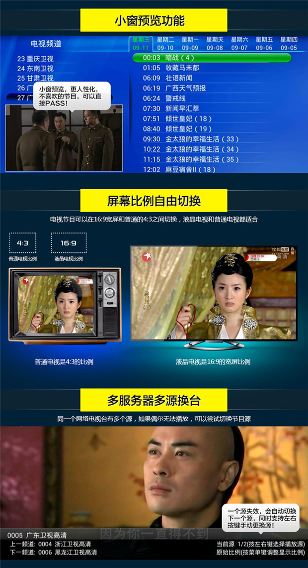 Máy nghe nhạc mạng set-top Diamond Diamond HIMEDIA / Haimeidi Q2 II - Trình phát TV thông minh bộ điều khiển tivi