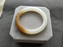  Hetian Jade boutique sugar white jade bracelet Phoenix peony bracelet