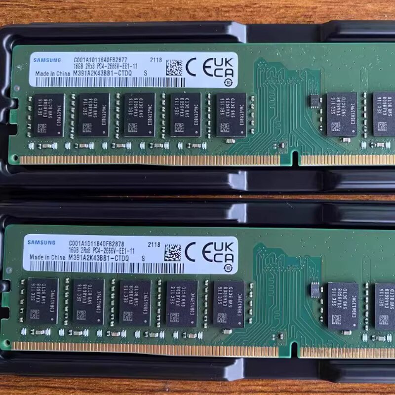 เมมโมรี DDR4 16GB 2Rx8 PC4-2666V-EE1-11 สำหรับเวิร์กสเตชัน รุ่น Samsung