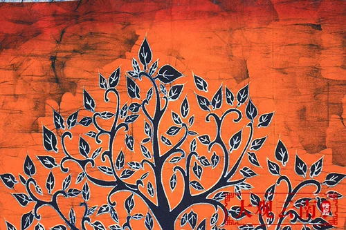 Восковая декоративная живопись встряхнуть Деньги Дерево национальное рисование ручной работы