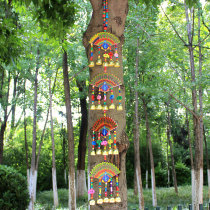 Colorful Peacock Wind Bell Dai Special Restaurant Hotel Hanging Yunnan Hand-made Ornaments Reminder Bell Home Door Decoration