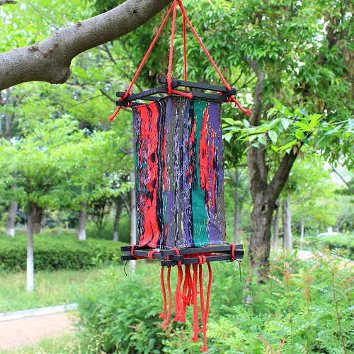 Лампа, фонарь, ткань, креативный потолочный дорожный праздничнный абажур для беседки, «сделай сам», китайский стиль, из хлопка и льна