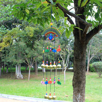 Small Peacock wind chimes Dai characteristics Yunnan crafts wall decoration restaurant bar pendants handmade pastoral pastoral
