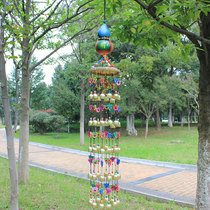Jufu Wind Bell dustpan gourd hanging decoration long Yunnan characteristic balcony living room decoration ethnic handmade pastoral pendant