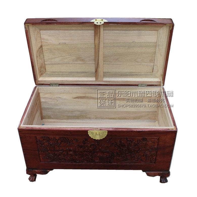 Cao cấp đầy đủ hộp gỗ thơm, hộp tốt, chim chạm khắc, phượng hoàng, cấu trúc full đầy đủ, hộp cưới có đế - Cái hộp hộp gỗ đựng đồ