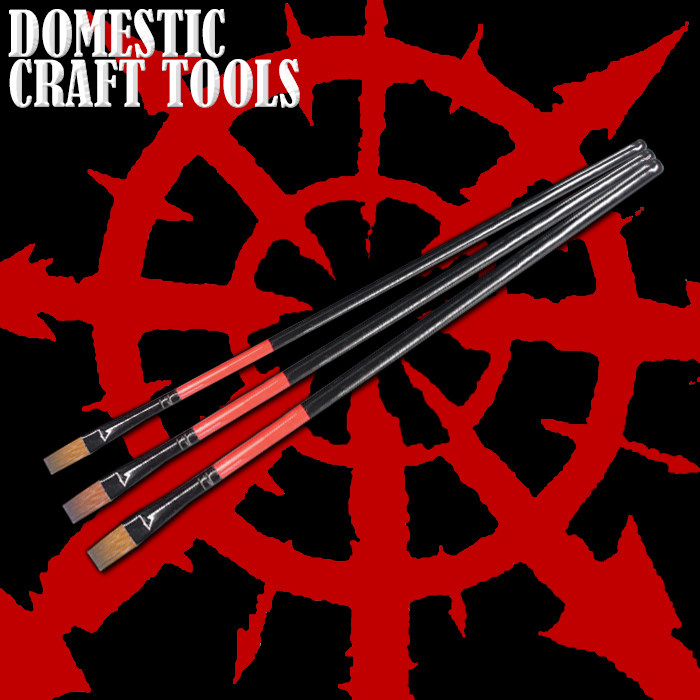 Chaos Casting] domestic tool model coloring with a flat-headed brush