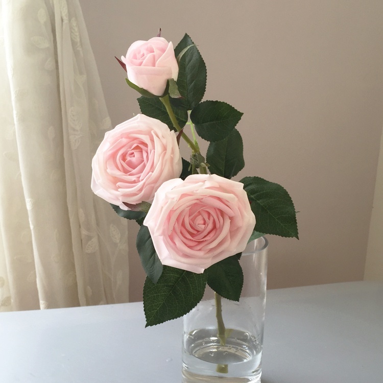 High simulation flower decoration flower American multi-head humidified rose Art living room furnished hotel template