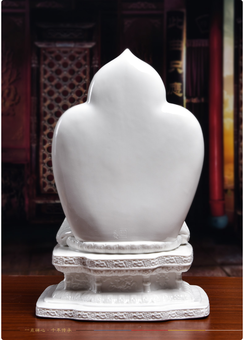 Yutang dai ceramic Buddha god of wealth to that occupy the home furnishing articles 16 inches vajrasana perhaps earth treasure bodhisattva - 110 - a