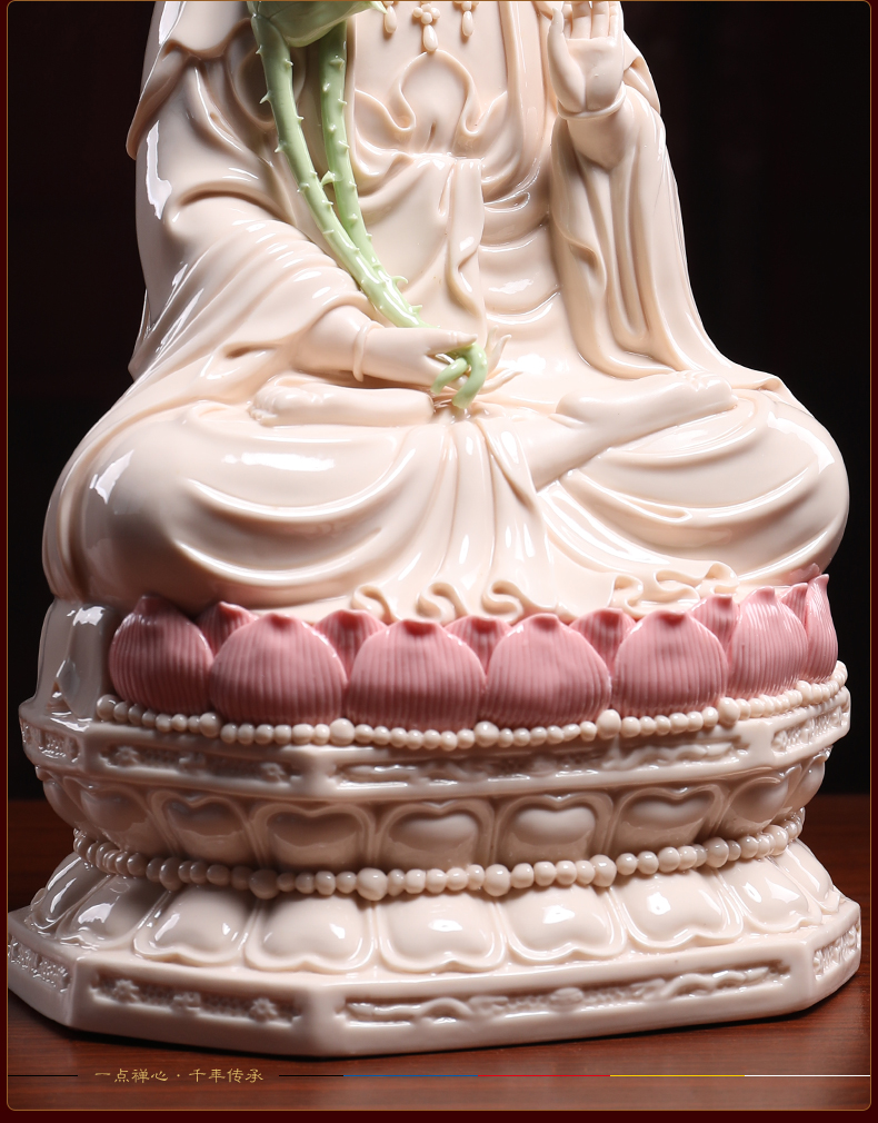 Yutang dai home to ceramic Buddha trend to life is a horse this Buddha bodhisattva momentum to Buddha jade white porcelain