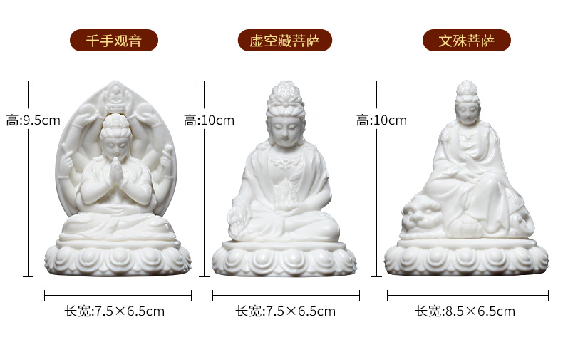 Yutang dai dehua white porcelain ceramic zodiac this life fo benmingnian zodiac pig animal sign this life