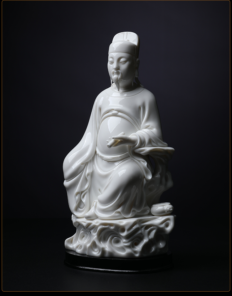 Yutang dai Lin Luyang ceramic its art master/permit (lard white) D01-067 limited edition 99