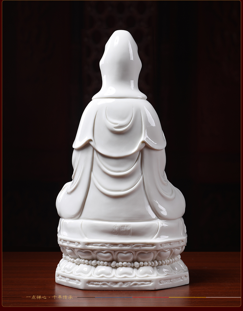 Yutang dai home to ceramic Buddha trend to life is a horse this Buddha bodhisattva momentum to Buddha jade white porcelain