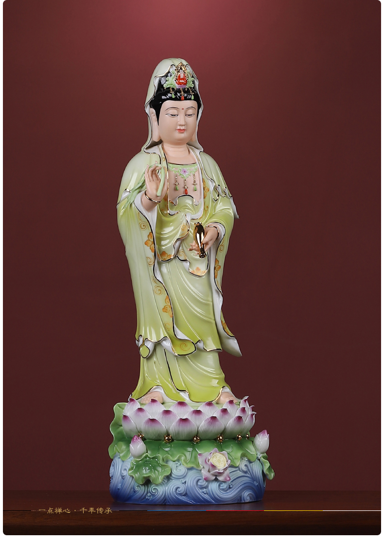 Yutang dai dehua ceramic 20 inches west three holy spirit like furnishing articles dehua white porcelain household saint consecrate figure of Buddha