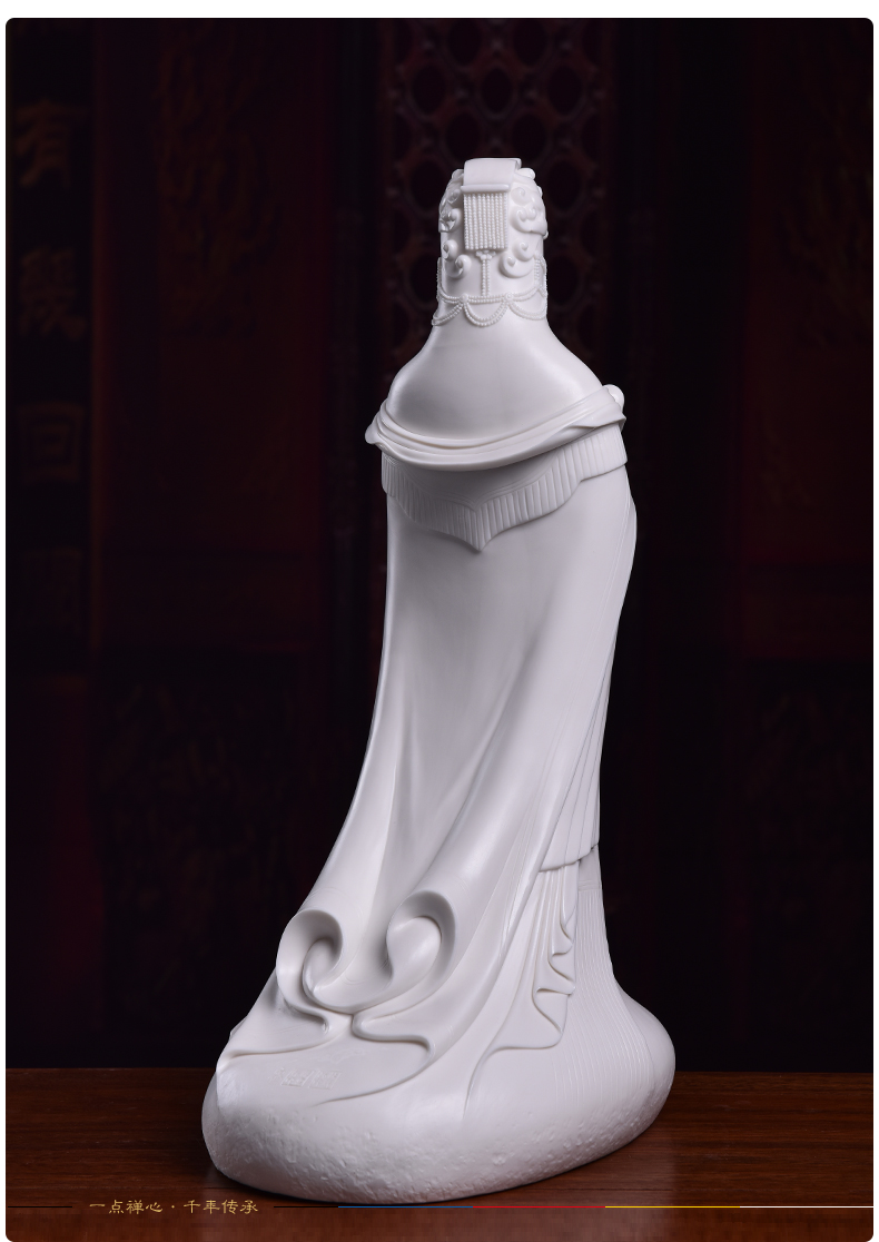 Yutang dai ceramic mazu statute furnishing articles maejo celestial days empress the virgin niang mother worship god in the sky