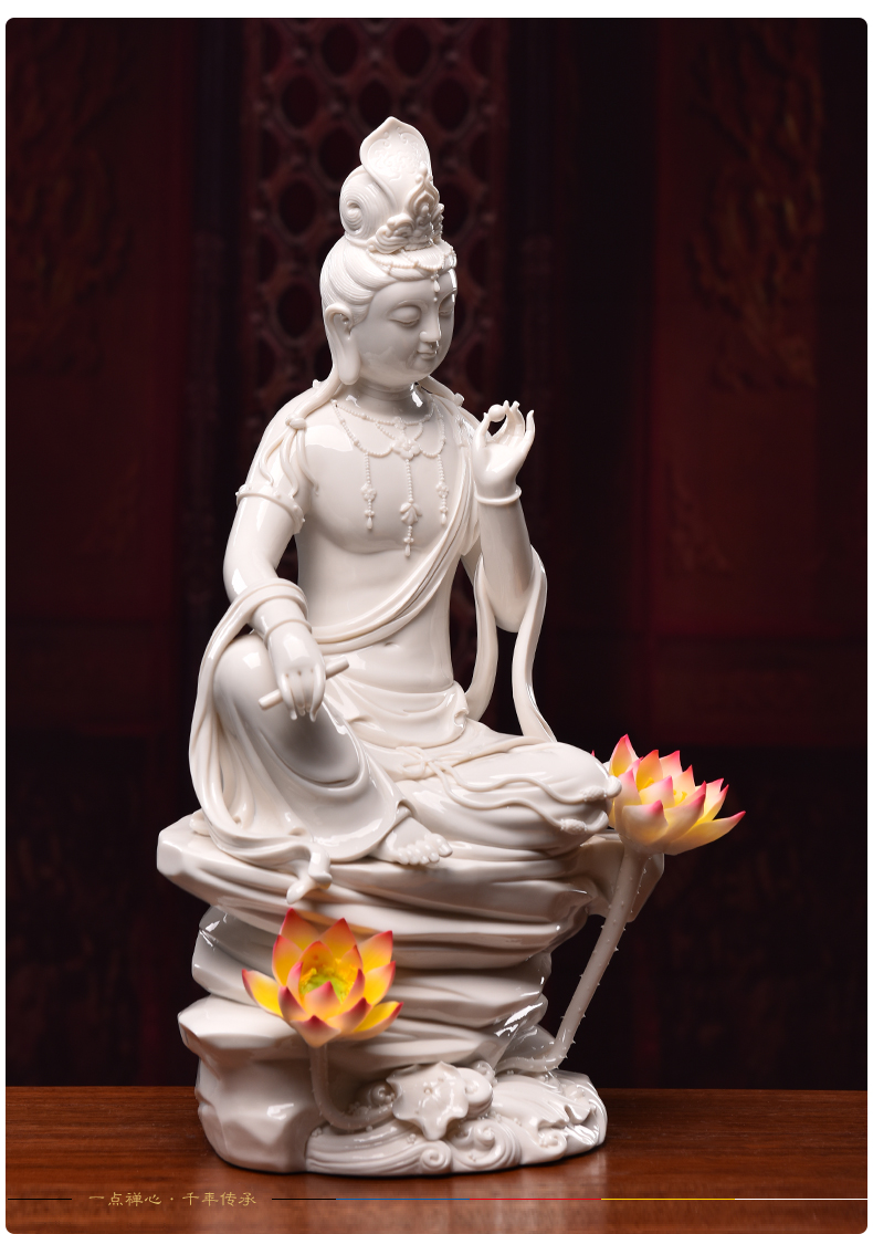 Yutang dai the scriptures at lotus sound bodhisattva guanyin ceramic like Buddha its art furnishing articles