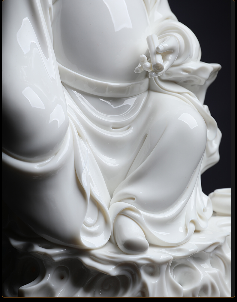 Yutang dai Lin Luyang ceramic its art master/permit (lard white) D01-067 limited edition 99