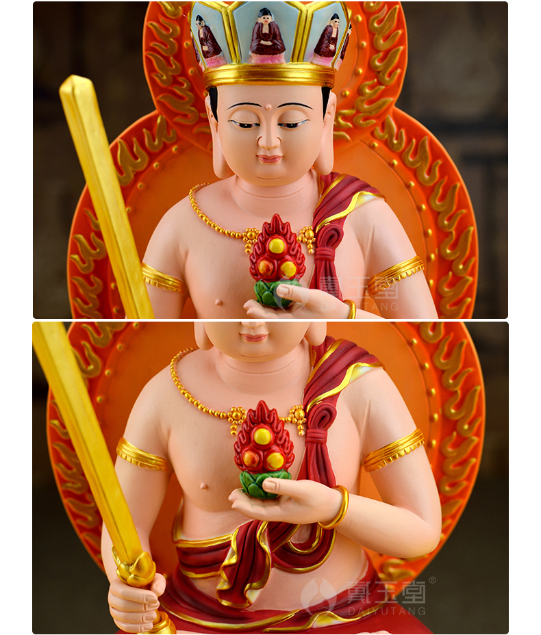 Yutang dai ceramic vanity hidden this life Buddha bodhisattva tiger ox of Buddha temple consecrate the decoration that occupy the home furnishing articles