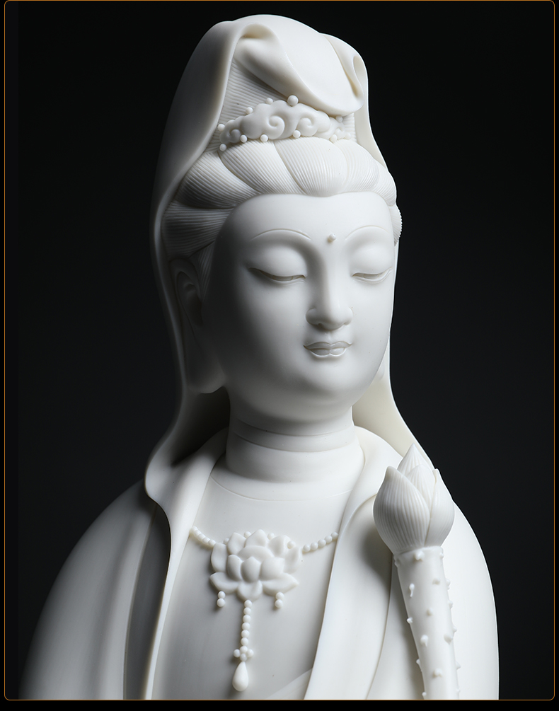 Yutang dai of Buddha enshrined that occupy the home furnishing articles ceramics handicraft jian - pin Lin master Dutch guanyin/D26-23