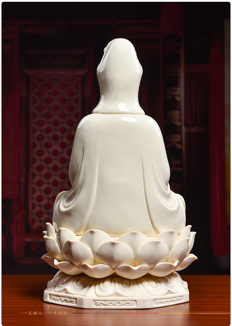 Bao yutang dai dehua ceramic antique ivory phase avalokitesvara worship that occupy the home furnishing articles/graciousness the goddess of mercy corps