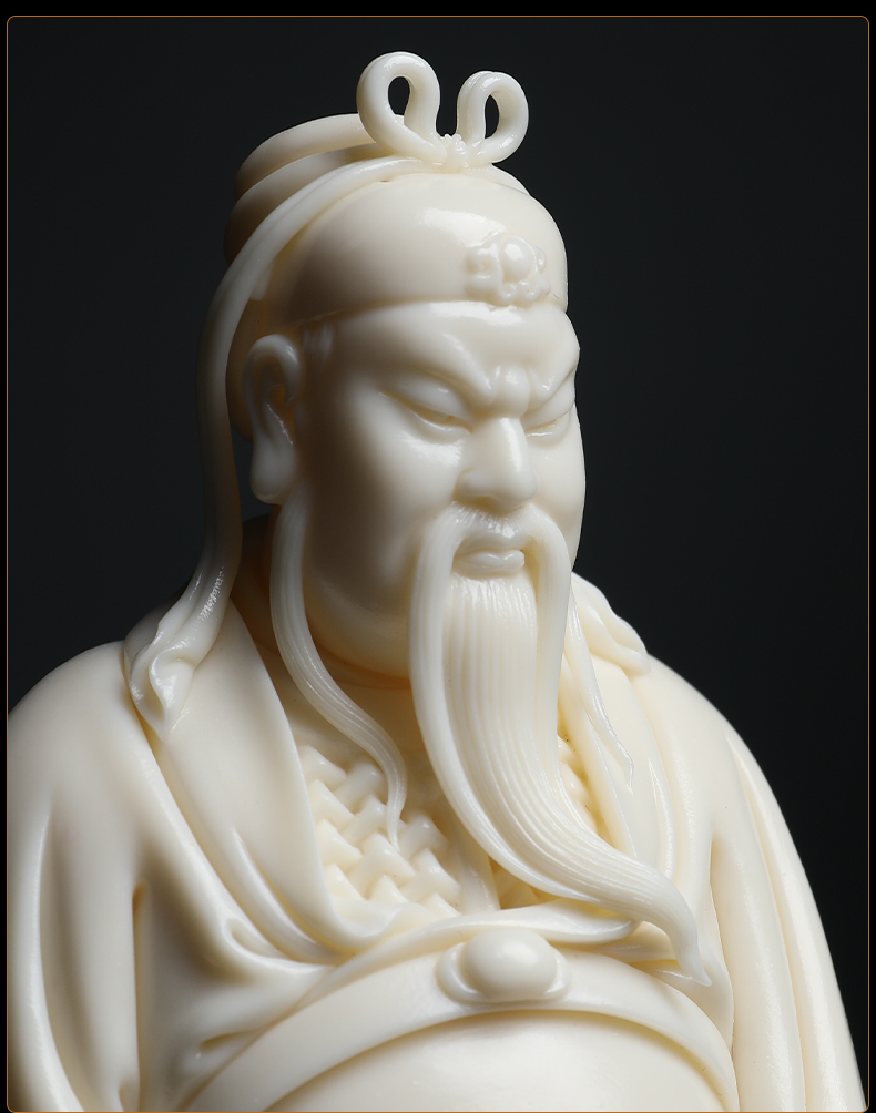 Yutang dai dehua white porcelain master Lin Jiansheng art collection wu mammon pr Sir Zhong D03-190