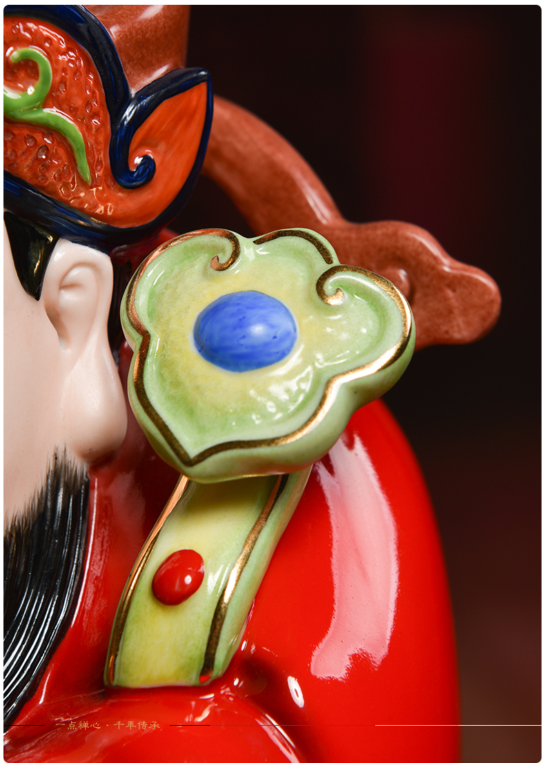 Yutang dai ceramic household wealth to wen shops opening gifts small sitting room color of Buddha furnishing articles