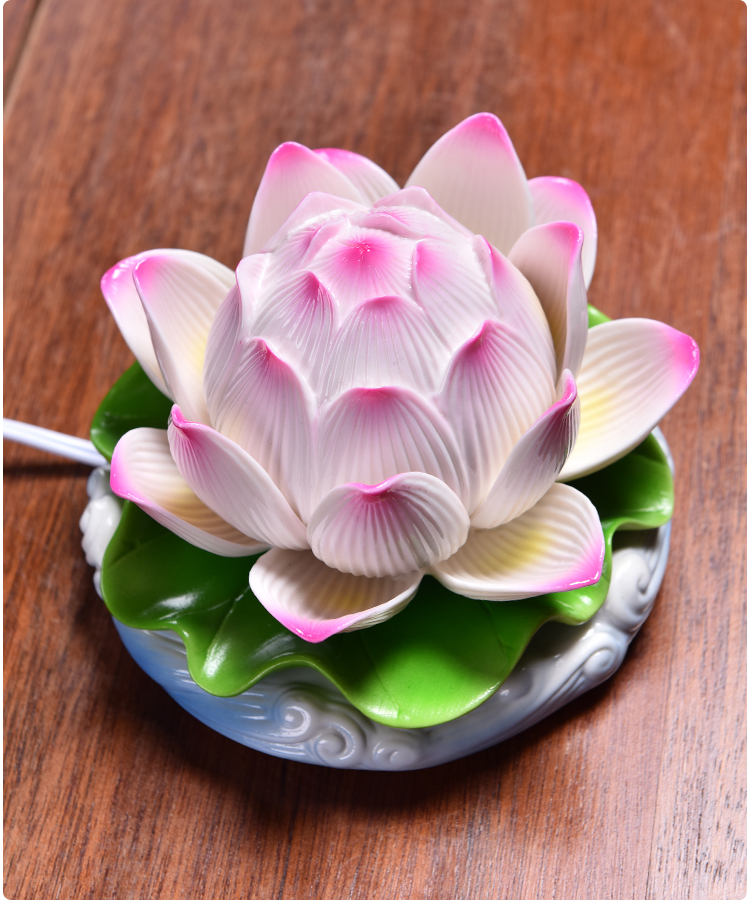 Yutang dai ceramic supplies decorative light temple Buddha before Buddha to home for the Buddha lotus lotus GongDeng furnishing articles