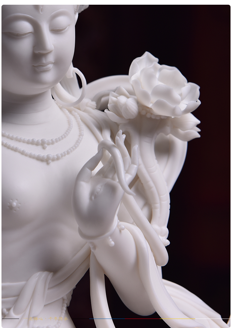 Yutang dai sect Buddhism supplies white tara Buddha sacrifice dehua porcelain its works of art that occupy the home furnishing articles